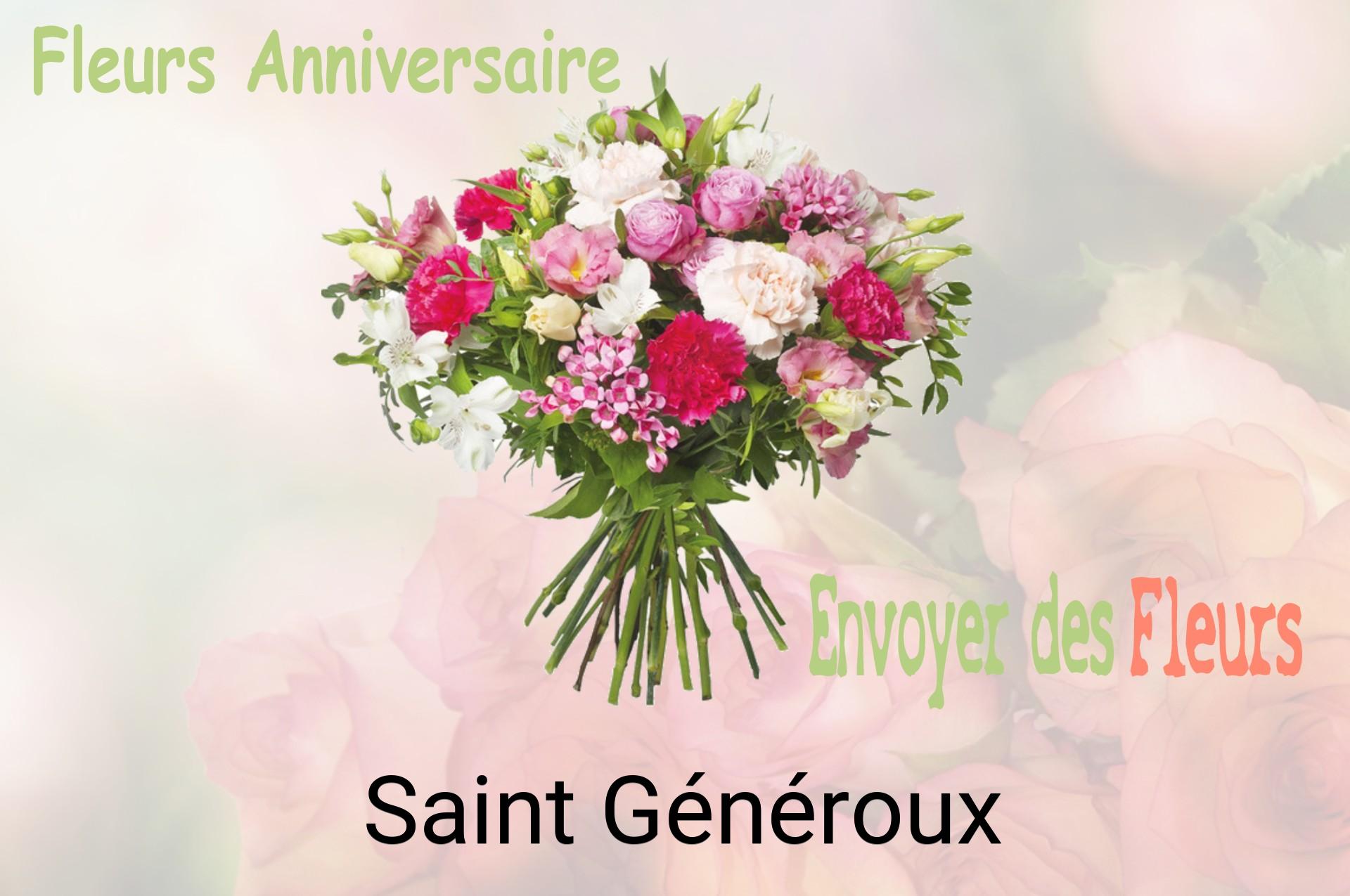 Bouquet de fleurs d’anniversaire livré à Saint-Généroux