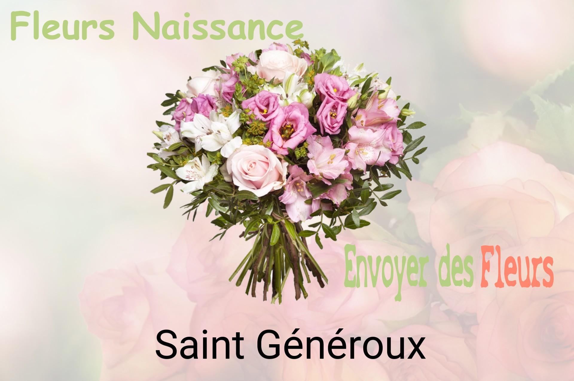 Bouquet de fleurs de naissance livré à Saint-Généroux